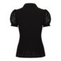 Blusa Danica de Hell Bunny (negra) | Blue Banana