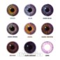 Violette Blend Natural Farbige Kontaktlinsen für 30 Tage, ohne Sehstärke