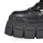 Buffalo Gospher Mid Boot (Black) | Alternative Platform Boots