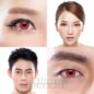 UV i-Glow 30 Tage rote farbige Kontaktlinsen, Coloured Contacts UK