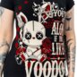 Cupcake Cult Ritual Bunny T-Shirt (Black/Red) | Alternative Print T-Shirt