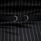 Abito a righe gessate Banned X Blue Banana (nero) | Mini abito gotico