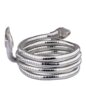 Armband mit Schlangenmotiv aus blauer Banane (Silber) | Alternative Accessoires