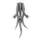 Blue Banana Steel Triple Snake Ear Weight (Silver) | Body Piercing Jewellery