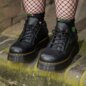 Dr Martens Buzz 5 Lace Nappa Shoes (Black) | Dr Martens Shoes