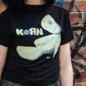 Official Korn Doll Issues Crop Top (Black) | Band Merchandise Blue Banana