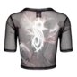 Slipknot The End Mesh Crop T-Shirt (Black) | Alternative Fashion, Band Tees