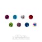 Blue Banana 24 Piece Multicoloured Nose Stud Set, Piercing Jewellery