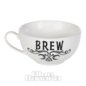 Alchemy Juego de Tetera y Taza Con Plato Witches Brew - Blanco