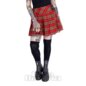 Heartless Alisa Tartan Mini Rock (Rot)