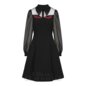 Hell Bunny Tallulah Midi Dress (Black) | Goth Dresses | Blue Banana UK