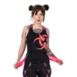 Poizen Industries Danger Zone Top (Black/Pink)