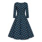 H&R Lilah Polka Dot Dress (Blue)