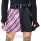 Heartless Everleigh Check Skirt (Black/Pink)