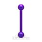 Blue Banana Tige / Barre Barbell En Titane Coloré Pour Piercing (Violet)