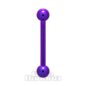 Blue Banana Tige / Barre Barbell En Titane Coloré Pour Piercing (Violet)