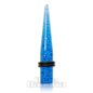 Blue Banana Acrylic Blue Glitter Ear Stretcher 2-10mm, Body Piercing UK