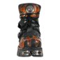 Stivaletti New Rock M.288-S1 Reactor Flame (Nero/Arancia)