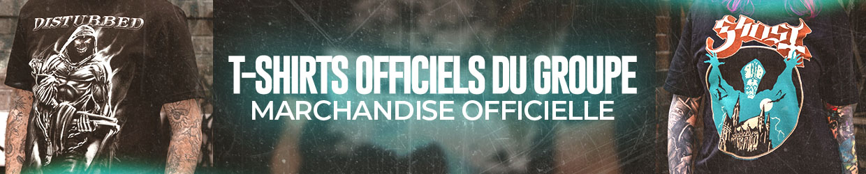 T-shirts officiels du groupe