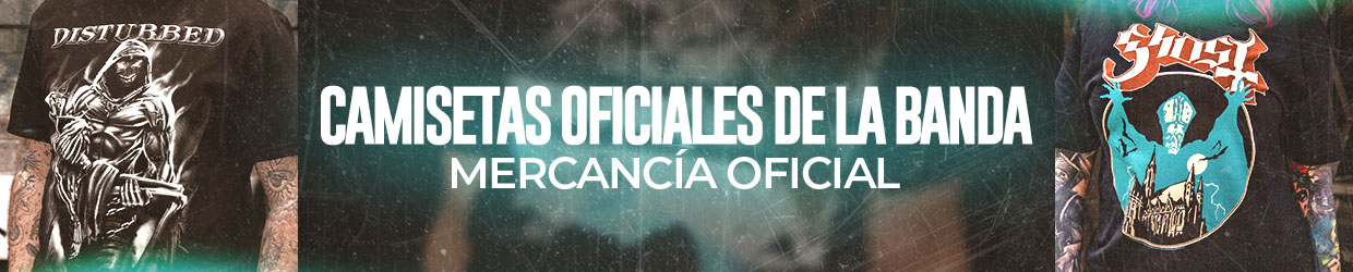 Camisetas oficiales de la banda