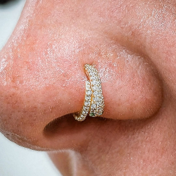 Nose Piercing Styling Ideas