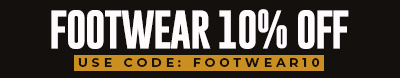 Limited Time Offer - 10% Off Footwear